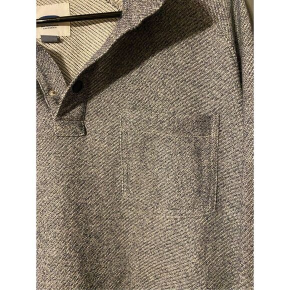 Old Navy Gray Quarter Button Up Sweater Size XL - Picture 5 of 8